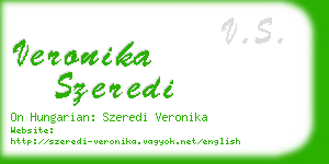 veronika szeredi business card